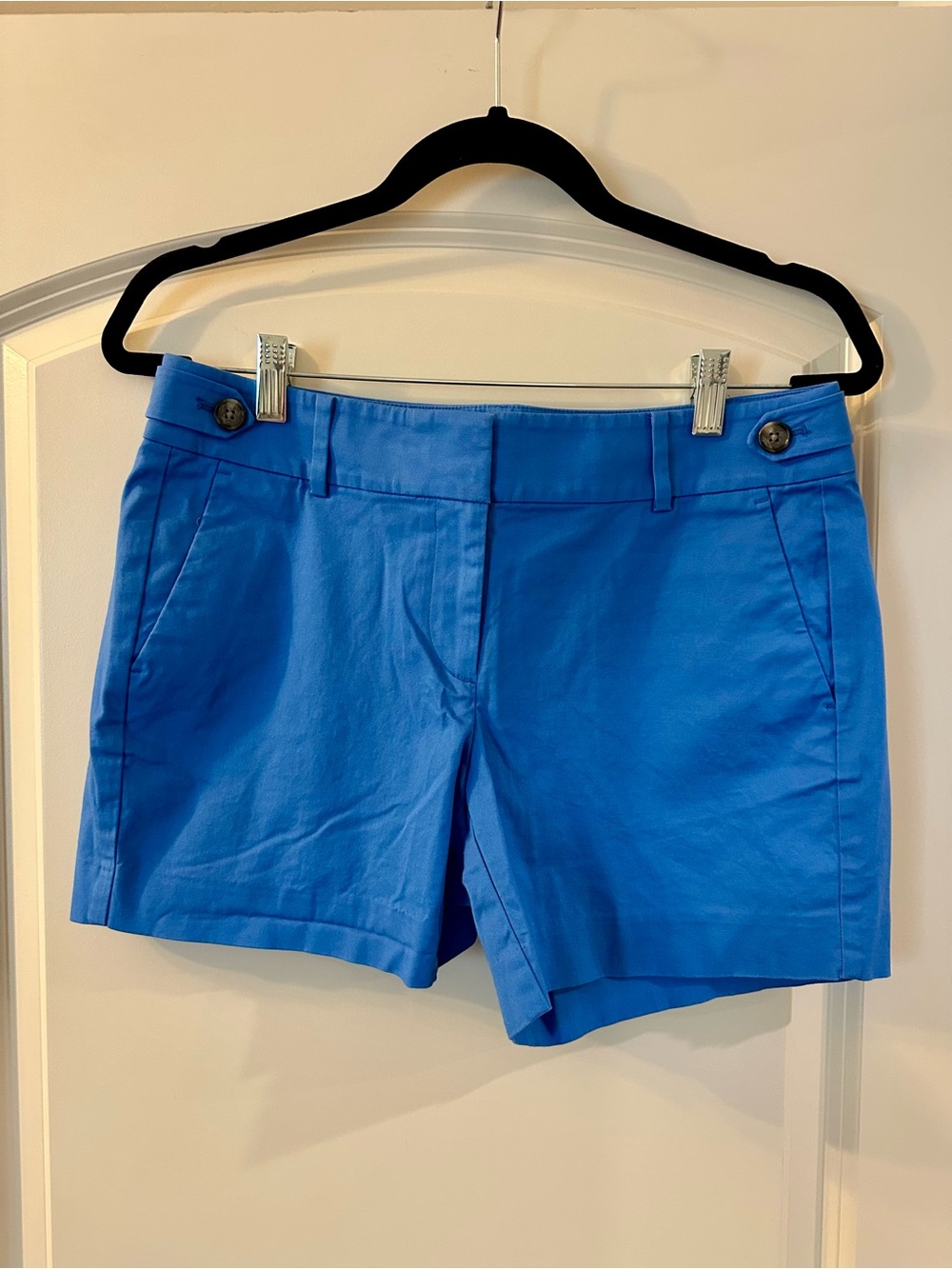 Ann Taylor Blue Cotton Shorts